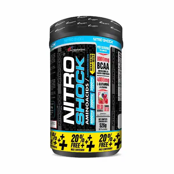 Nitro Shock Suplemento Frutos Rojos Megaplex