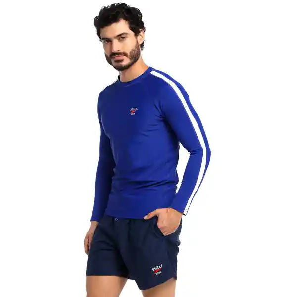Camiseta Manga Larga Sunshine Turkish Jet Hombre Talla XL Speedo