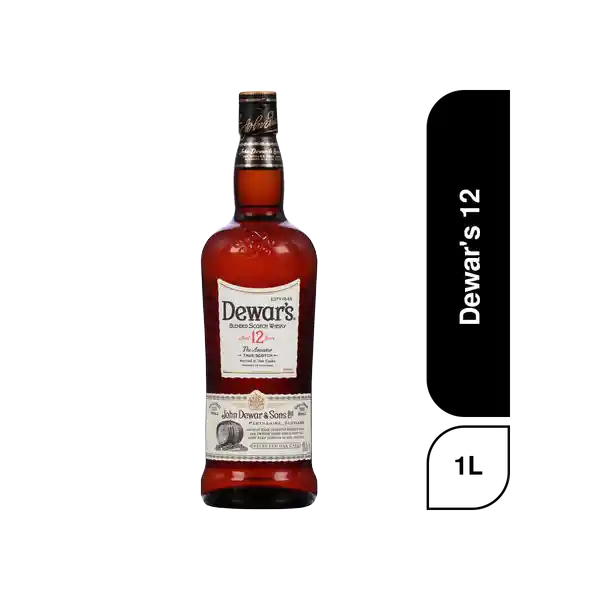 Dewar's Whisky 12 Años 1L