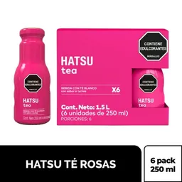 Hatsu Té Blanco Bebida Sabor a Lychee