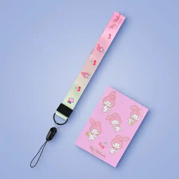 Ventilador de Mano my Melody Rosa Serie Sanrio Miniso