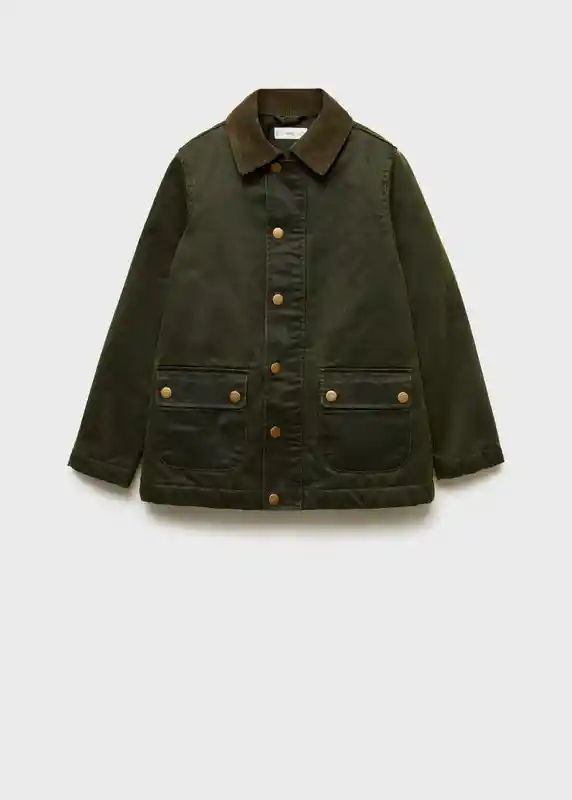 Abrigo William Khaki Talla 13 Niños Mango