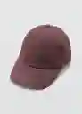 Gorra Monaco Granate Talla 99 Mujer Mango