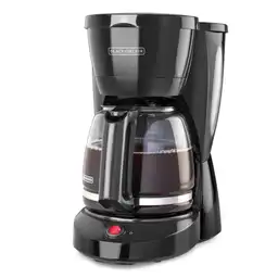 Black And Decker Cafetera 12 Tazas Negra cm 0941B