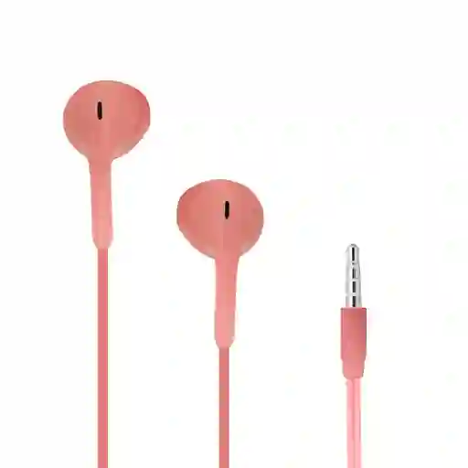 Audífonos de Cable Color Rosa Miniso