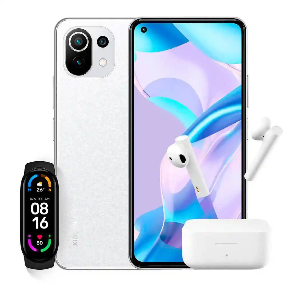 Xiaomi Celular 11 Lite Ne 128Gb Blanco+bundle