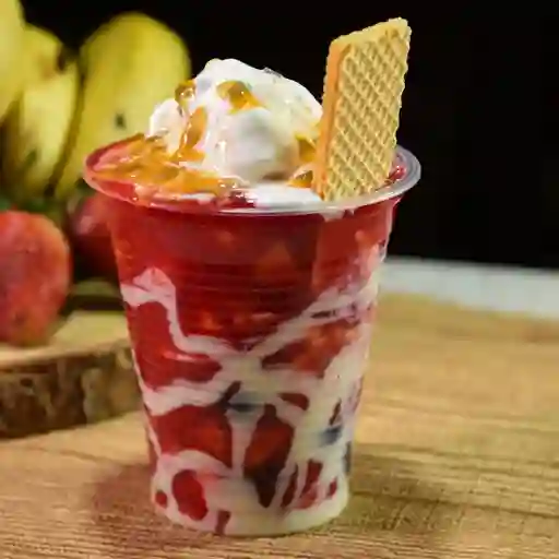Salpicon con Queso y Helado