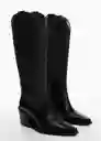 Botas Conway Negro Talla 37 Mujer Mango