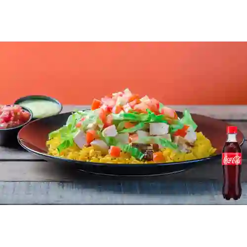 Combo Chop Natural Mediano + Coca Cola O Agua