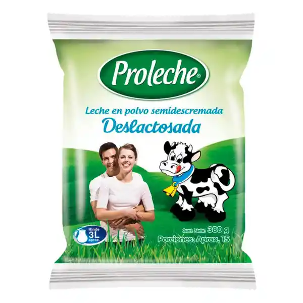 Proleche Leche Polvo Semidescremada Deslactosada