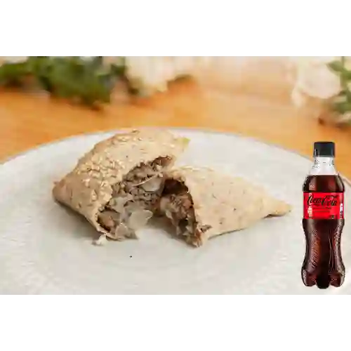 Combo Empanada Integral de Carne +Cocacola S/az 400ml