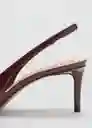 Zapatos Rima Burdeos Talla 38 Mujer Mango