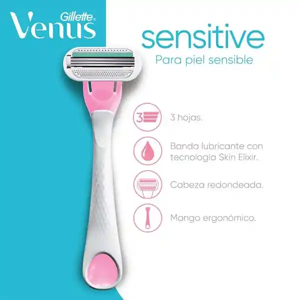 Gillette Venus Sensitive Afeitadoras Desechable Piel Sencible