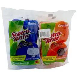   Scotch Brite  Cero Rayas Presentacion Para Cocina Y Bano 