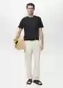 Camiseta Cherlo Navy Talla M Hombre Mango