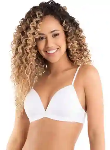 Laura Brasier Triangular Sin Aro Blanco Talla 34B