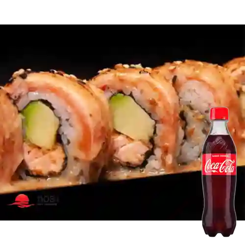 Combo Salmon Roll + Coca-Cola Sabor Original 400 ml