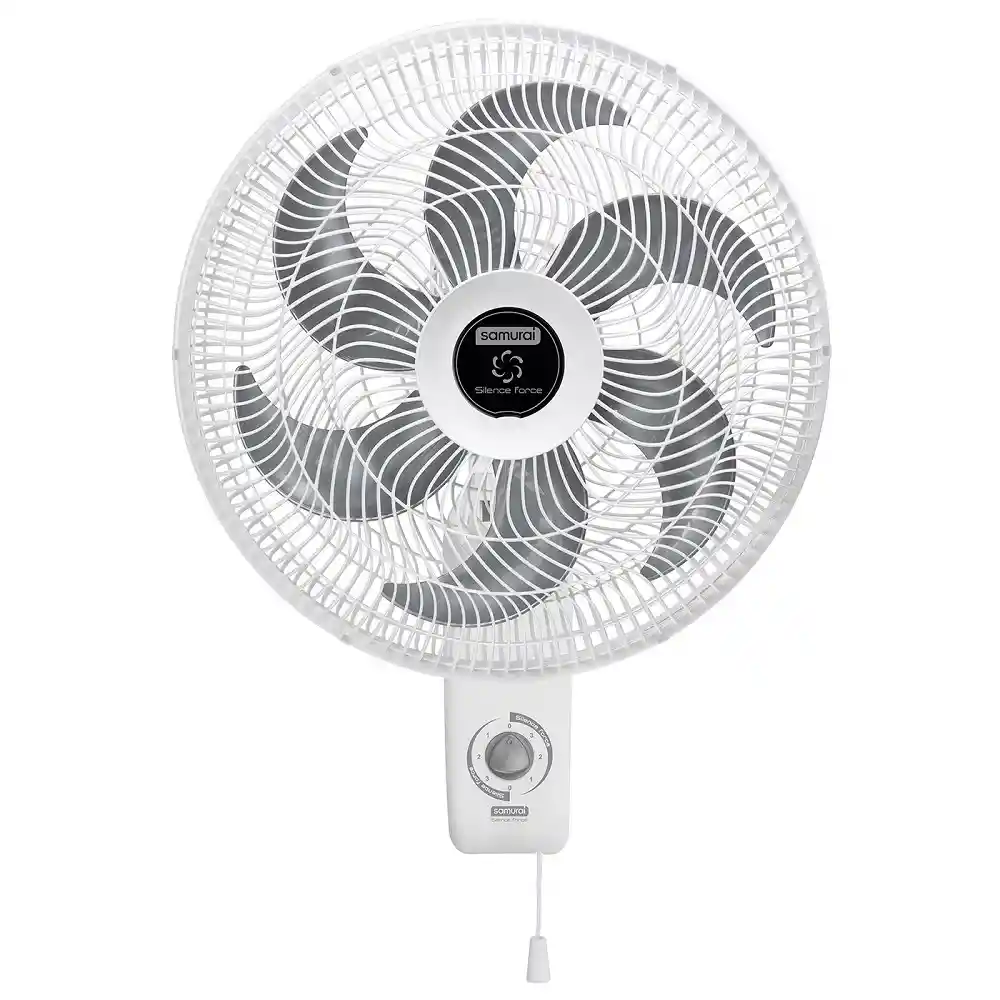 Samurai Ventilador Pared Silence Force Blanco 3 Velocidades 18"