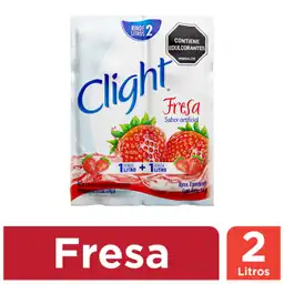 Clight Bebida en Polvo Sin Calorías Sabor a Fresa 14 g