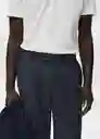 Pantalón Ennio Navy Talla 42 Hombre Mango