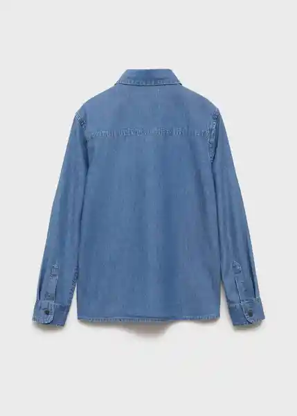 Camisa Toni Tejano Oscuro Talla 13 Niños Mango