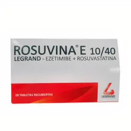 Rosuvina E (10 mg/40 mg) Tabletas Recubiertas