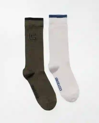 Medias C Crudo Porcelana Claro Talla 10-12 Chevignon