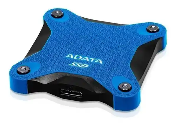 Adata Disco Externo Solido 480Gb Ssd Externo Azul Sd600Q480Gb