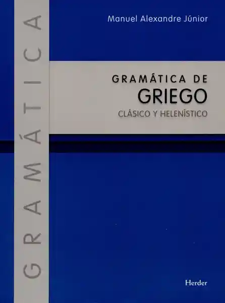 Gramática de Griego - Manuel Alexandre Júnior