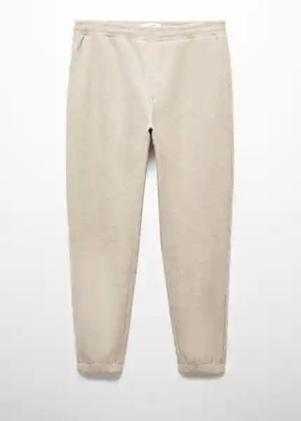 Pantalón Alludiaj Beige Talla XL Hombre Mango