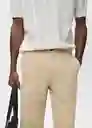 Jean Albe Beige Talla 40 Hombre Mango