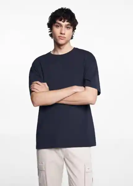 Camiseta Uva6 Navy Talla 21 Niño Mango