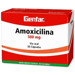 Amoxicilina Genfar(500 Mg)