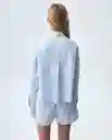 Camisa Mujer Azul Talla L 611G002_AZU194039 Americanino
