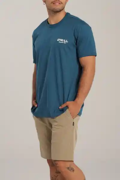 Camiseta Manga Corta Standard Fit Lean And Mean Talla XXL Oneill