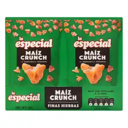 Crunch La Especial Maiz Semiestallado Finas Hierbas