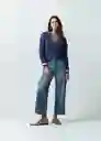 Blusa Tejido Mujer Azul Cetaceo Talla XS/S Naf Naf