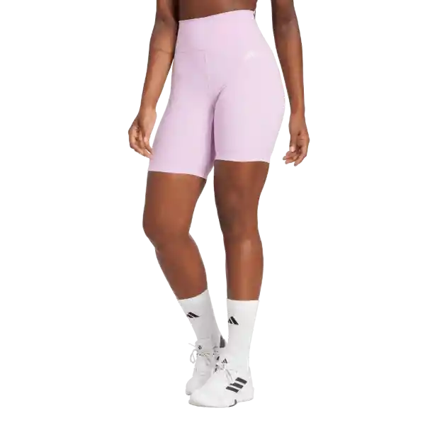 Adidas Licra Opt Ess St 7In Entrenamiento Mujer Morado Talla M