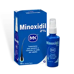Minoxidil Mk(2 %) Tratamiento Capilar Control Caida Del Cabello