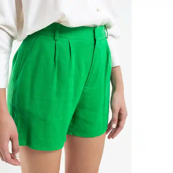 Short Felo Mujer Verde Antioquia Oscuro Talla 6 452E305 Naf Naf