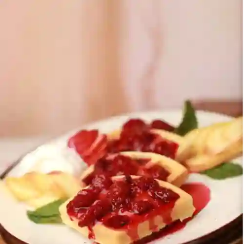 Waffle de Frutos Rojos