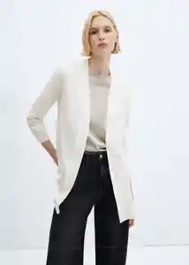 Buzo Cardigan Alma Crudo Talla S Mujer Mango