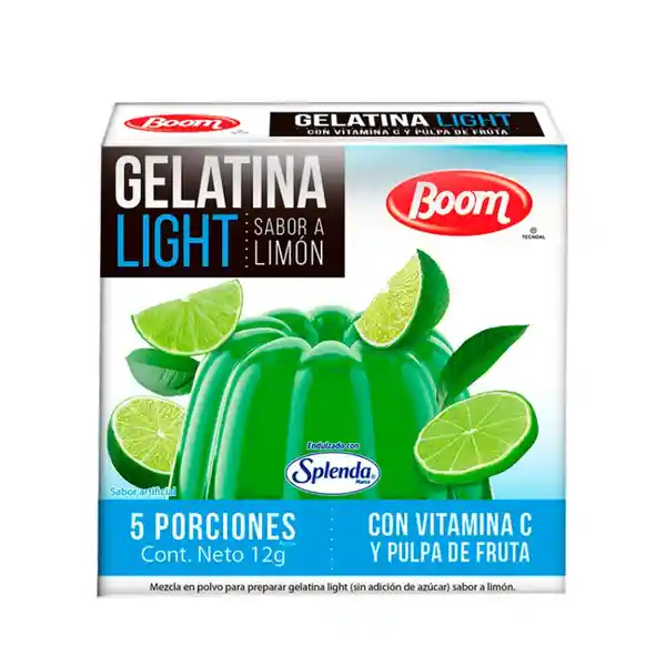 Boom Gelatina Light Limón