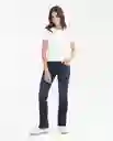 Jean Rusty Femenino Azul Dark Talla 6 Chevignon