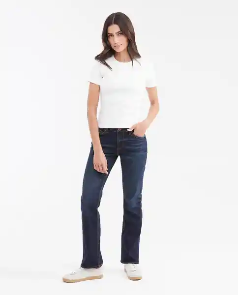 Jean Rusty Femenino Azul Dark Talla 6 Chevignon