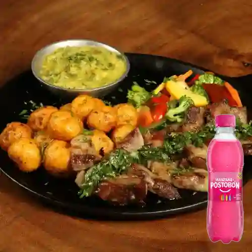 Combo Bondiola R��stica + Postob��n Manzana 250 ml