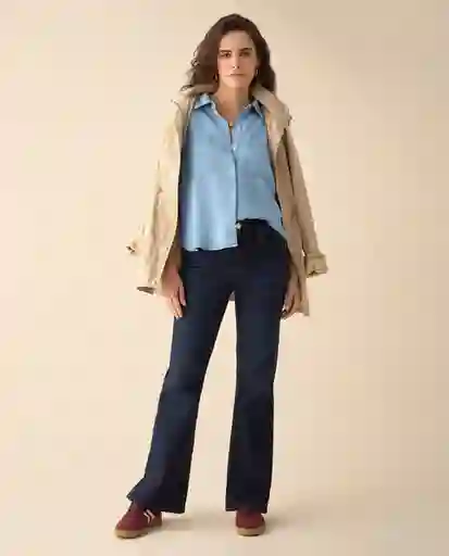 Jean Azul Prusia Oscuro Talla 14 471G000 Espirit