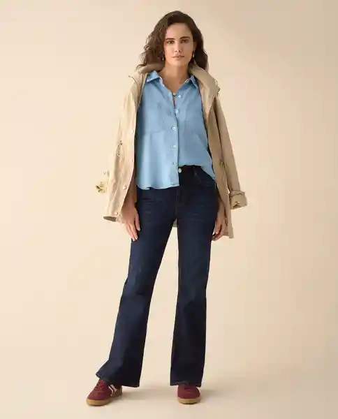 Jean Azul Prusia Oscuro Talla 14 471G000 Espirit