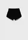 Short Lea Negro Talla 10 Niñas Mango