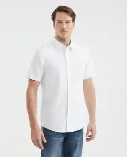 Camisa Denim Oxford Blanco Calmoso Claro T.XL Chevignon